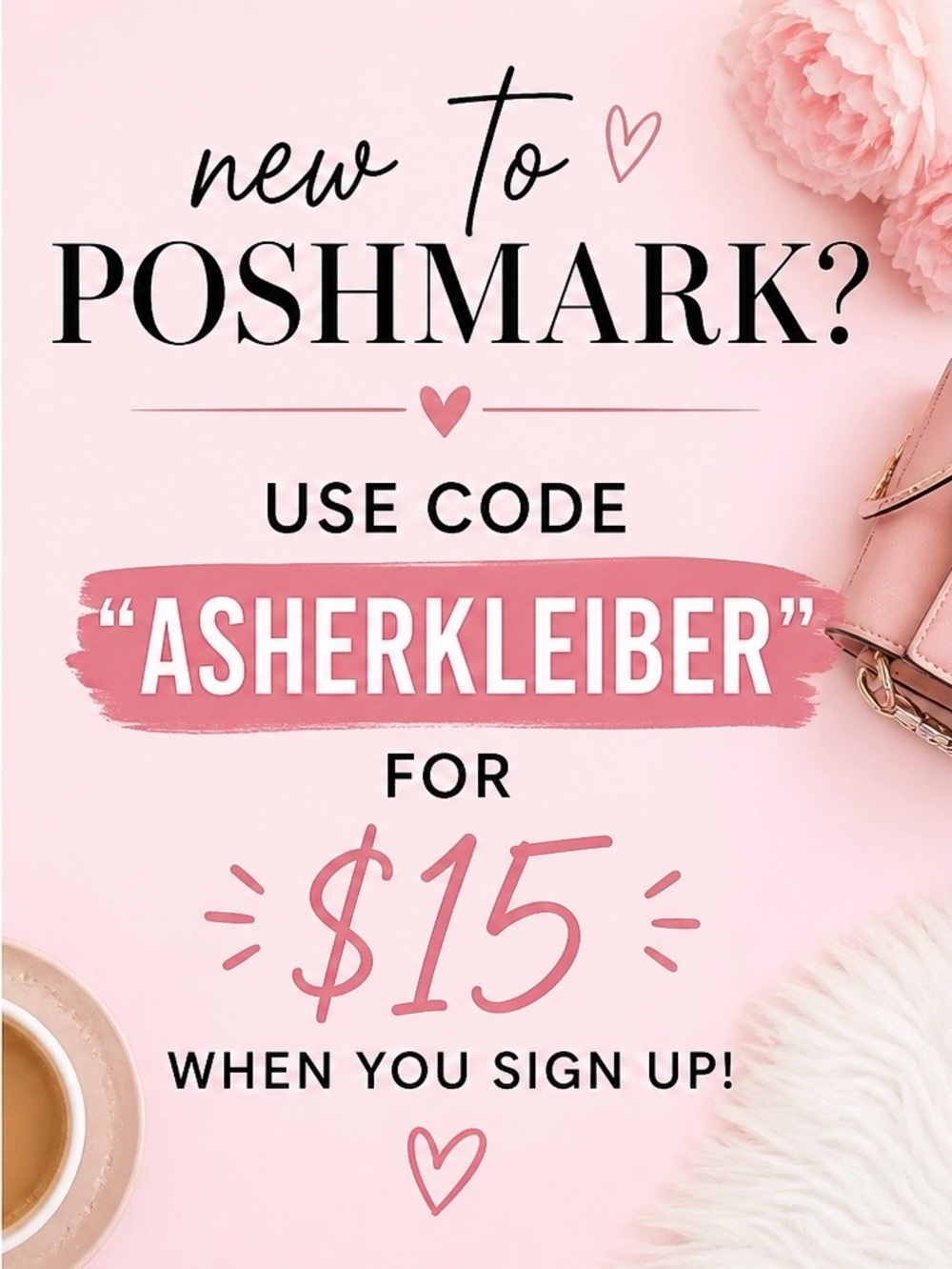 Get $15 towards your first purchase!